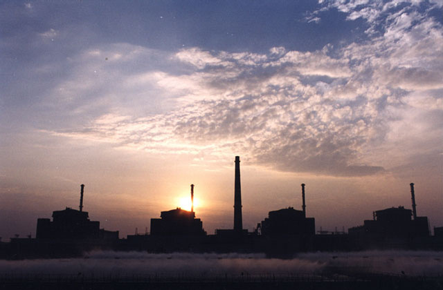 Фото - Вид ЗАЭС реакторы