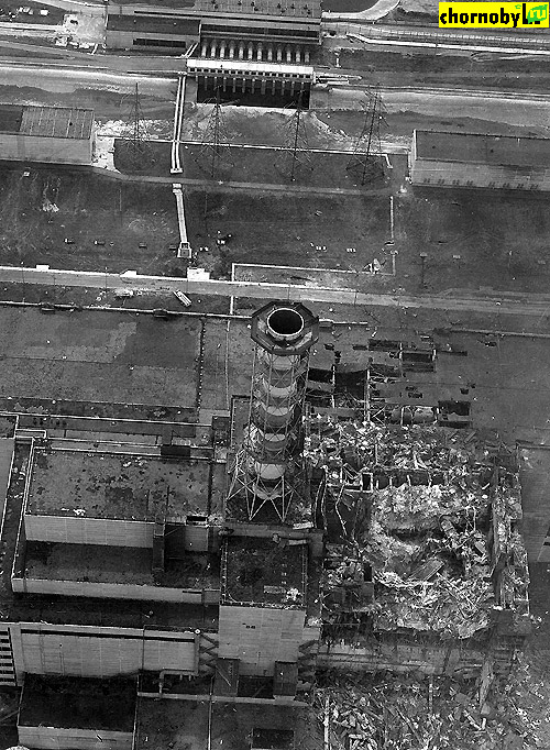 Развал реактора ЧАЭС 1986